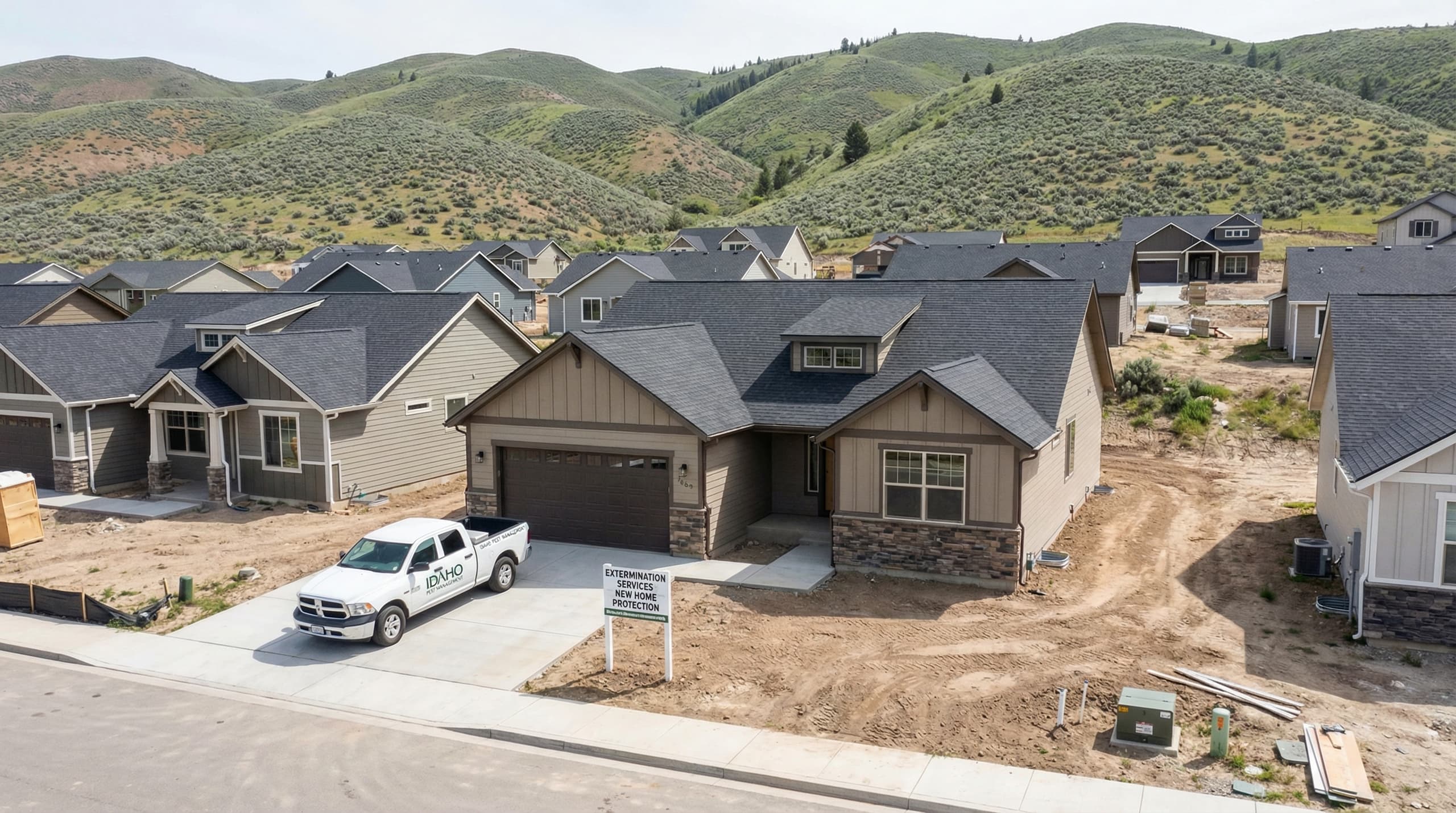 New home in Boise Idaho subdivision - pest inspection guide for buyers