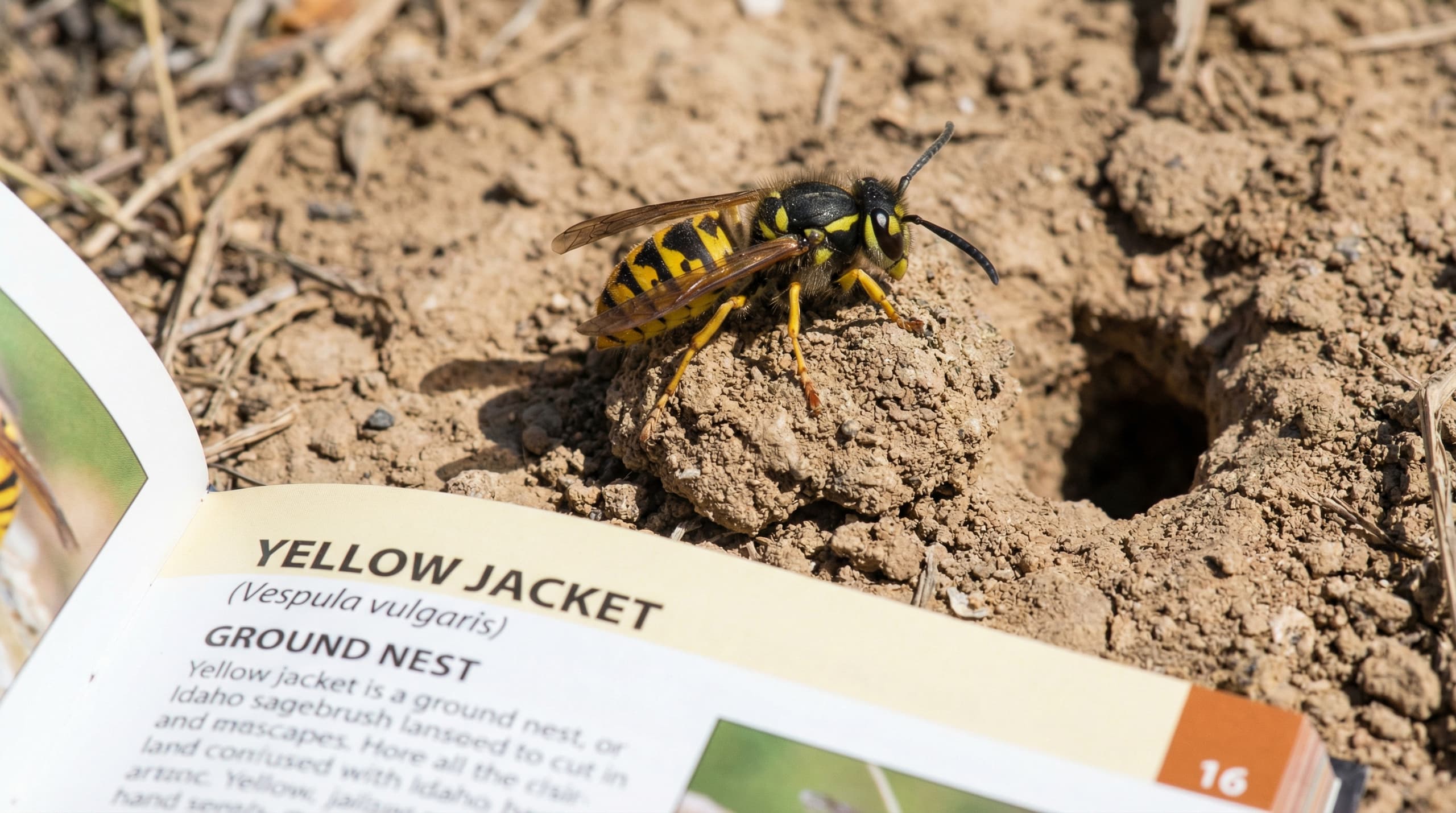 Yellow jacket wasp identification guide for Idaho homeowners