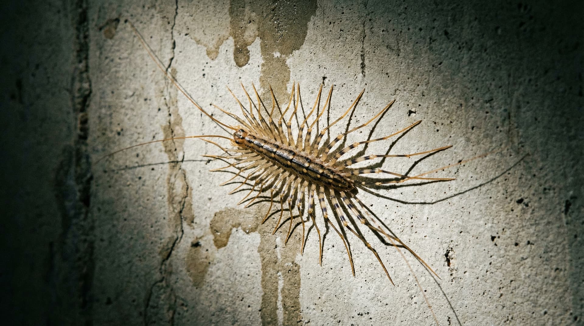 Centipedes - showing key features for identification