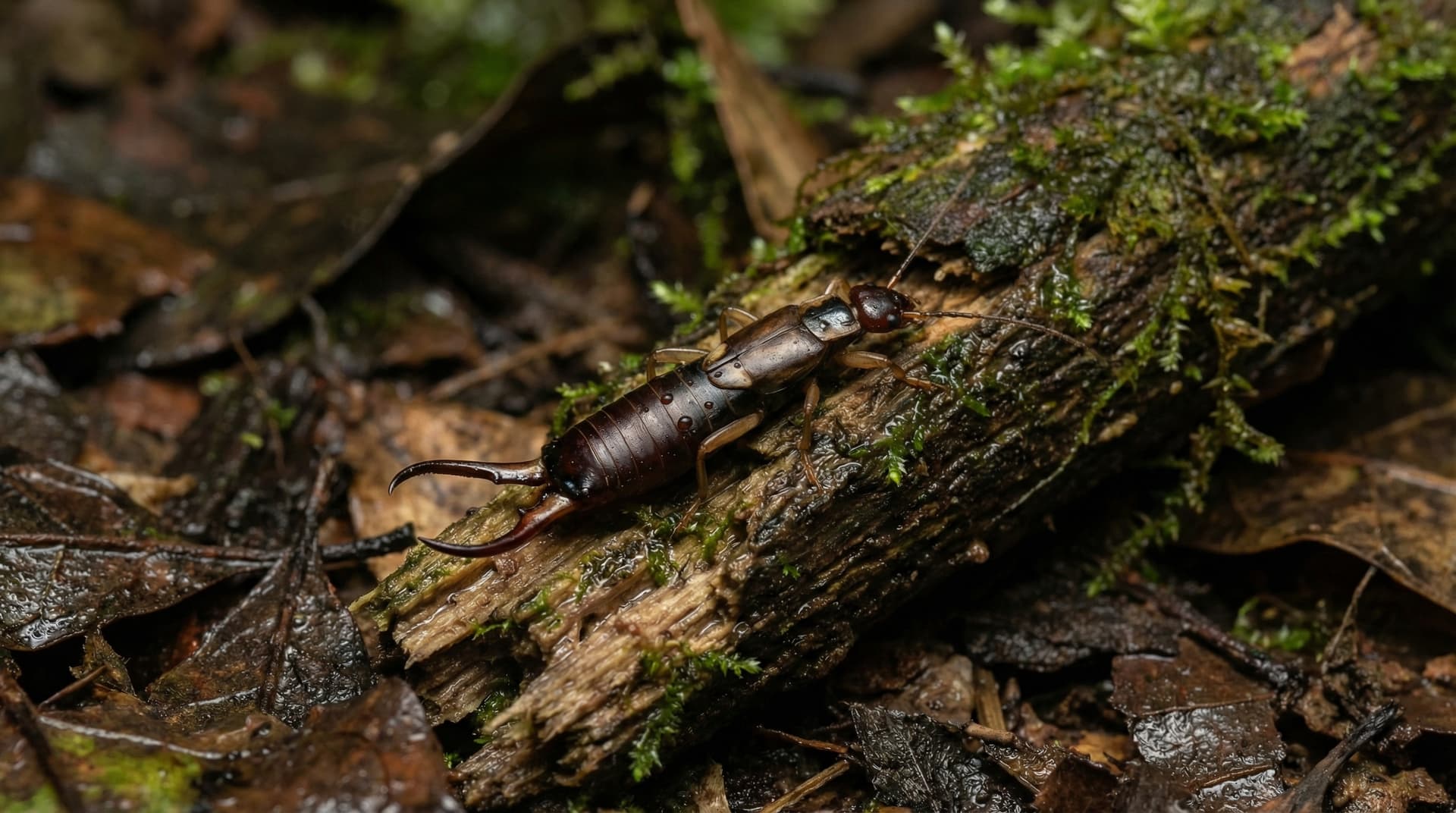 Earwigs - showing key features for identification