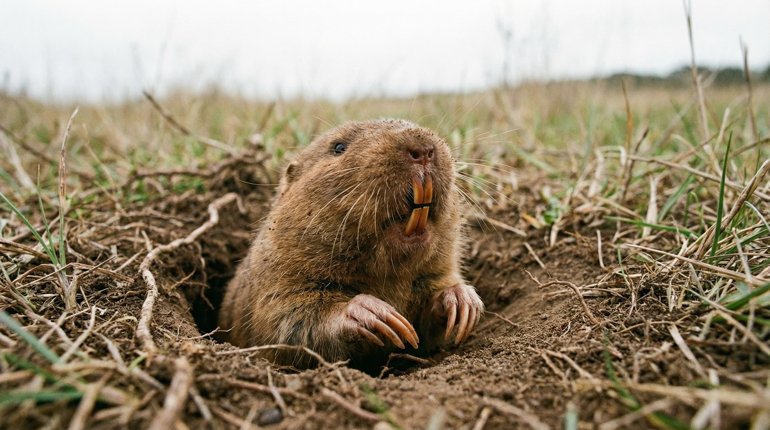 Pocket Gophers - showing key features for identification
