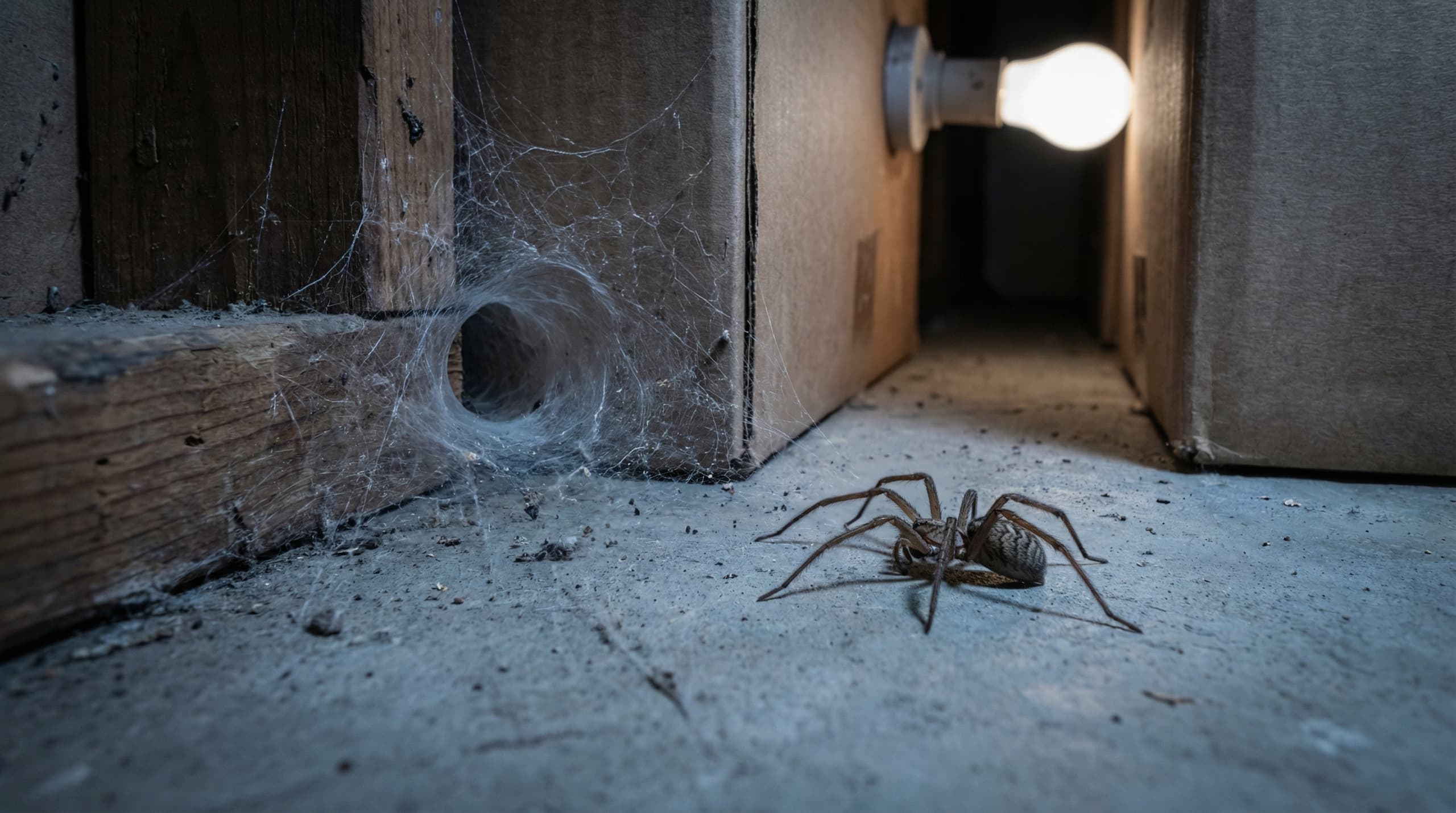 Hobo Spider - showing key features for identification