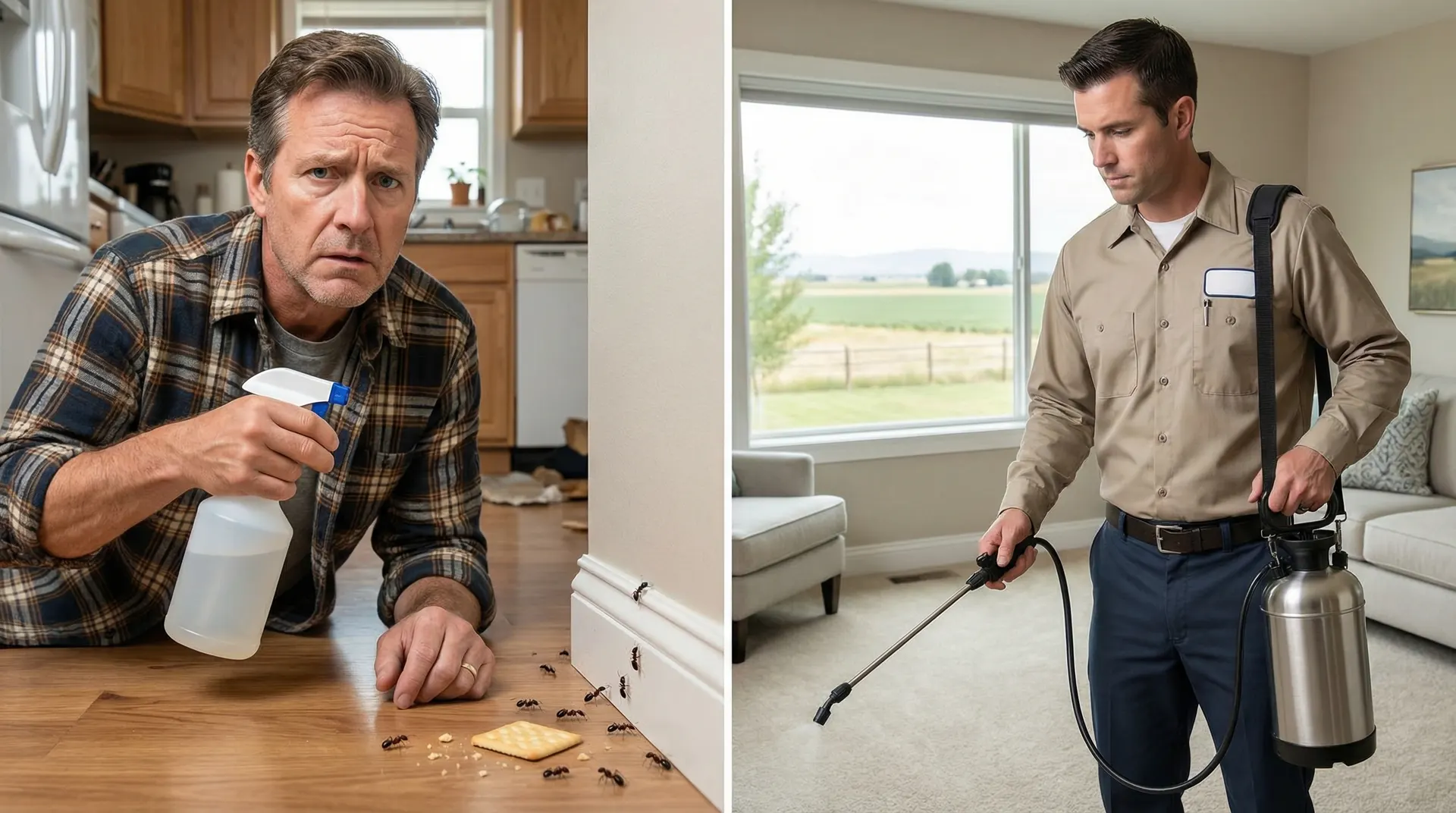 Comparison of DIY and professional pest control approaches