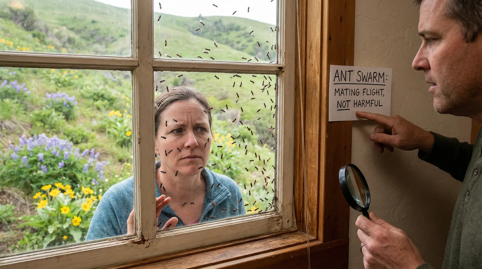 Flying ant swarmer for spring ant swarm identification in the Treasure Valley