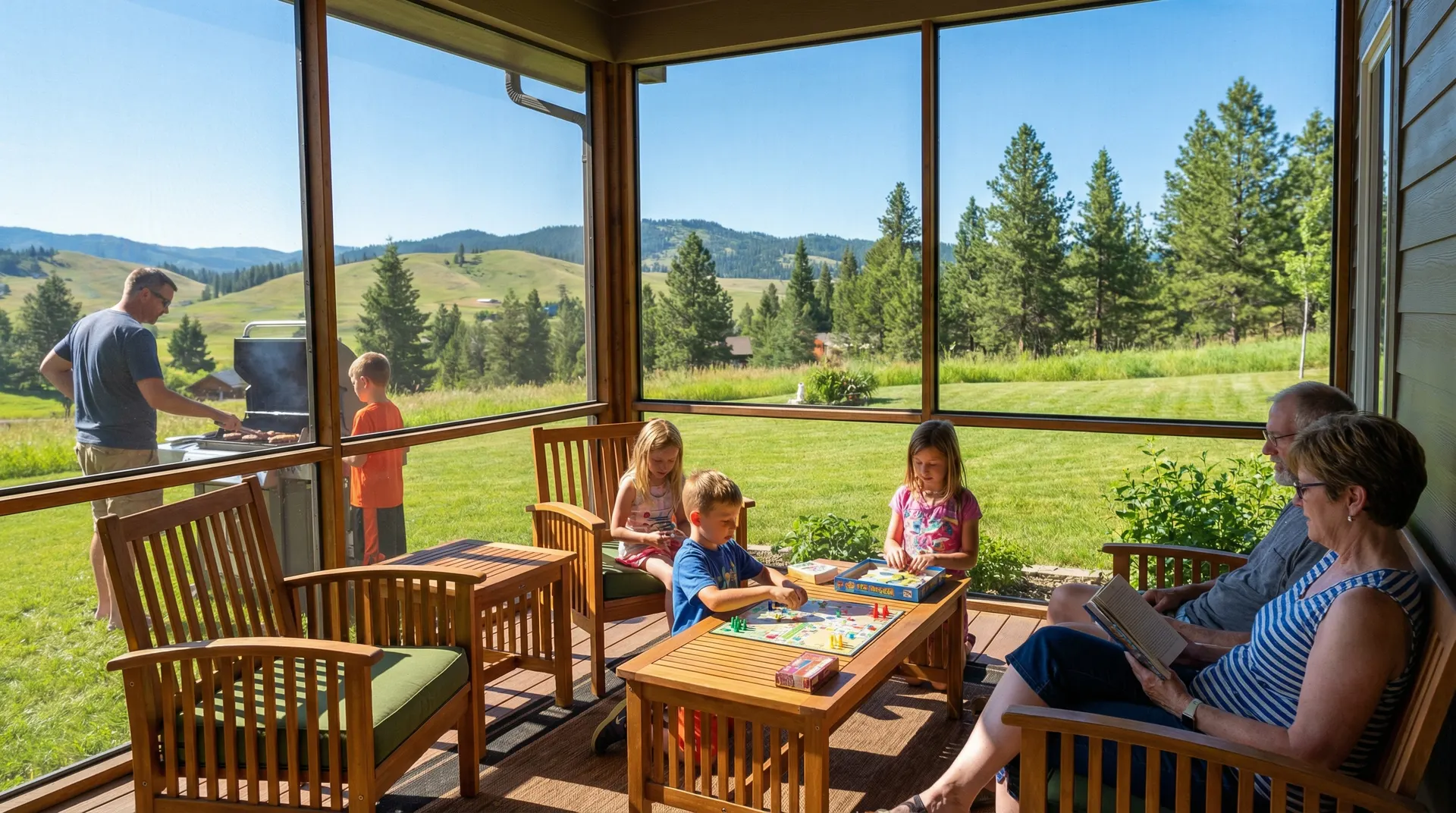 Boise summer landscape with pest control guide for the Treasure Valley