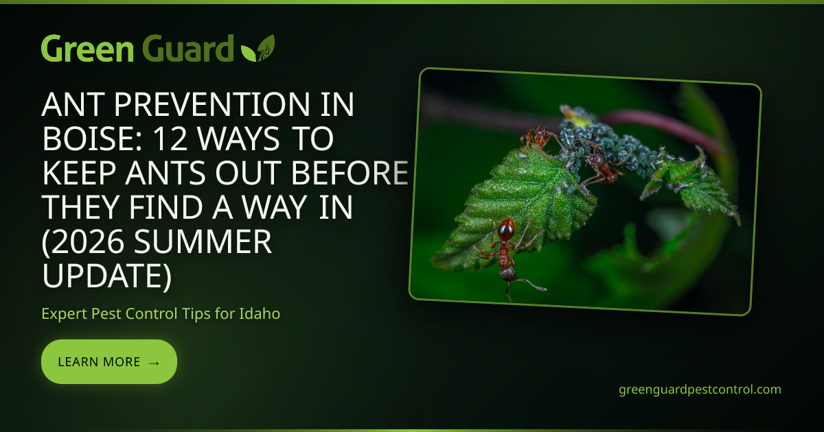 7 Proven Ways to Prevent Ant Invasions in Your Boise Home | Green Guard ...
